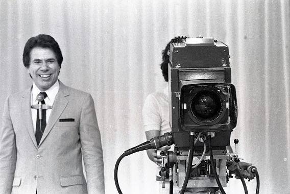 Em dezembro de 1975, Silvio conquista a concessão de seu primeiro canal de televisão, colocando no ar em 14 de maio de 1976 a TV Studios Silvio Santos. Foto: Francisco Rosa/SBT