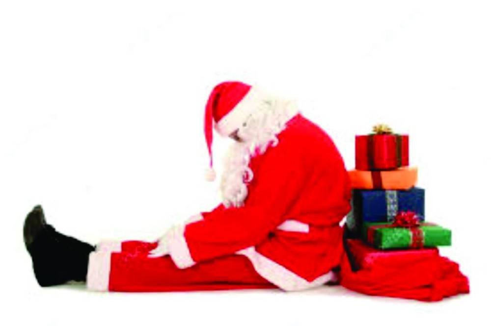 PUXANDO O SACO E AS BARBAS DO PAPAI NOEL