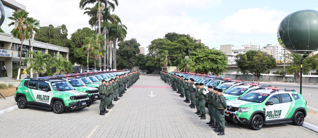 Canindé fica fora da distribuição de 40 novas viaturas da Polícia Militar